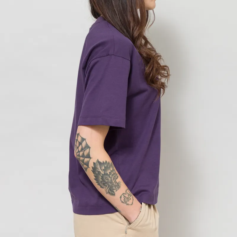 Carhartt WIP Womens Signet T Shirt Lokers Blue-5