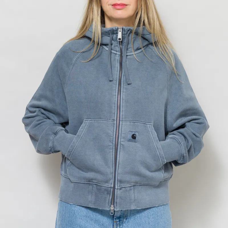 Carhartt WIP Womens Hooded Torion Jacket Office Blue-1