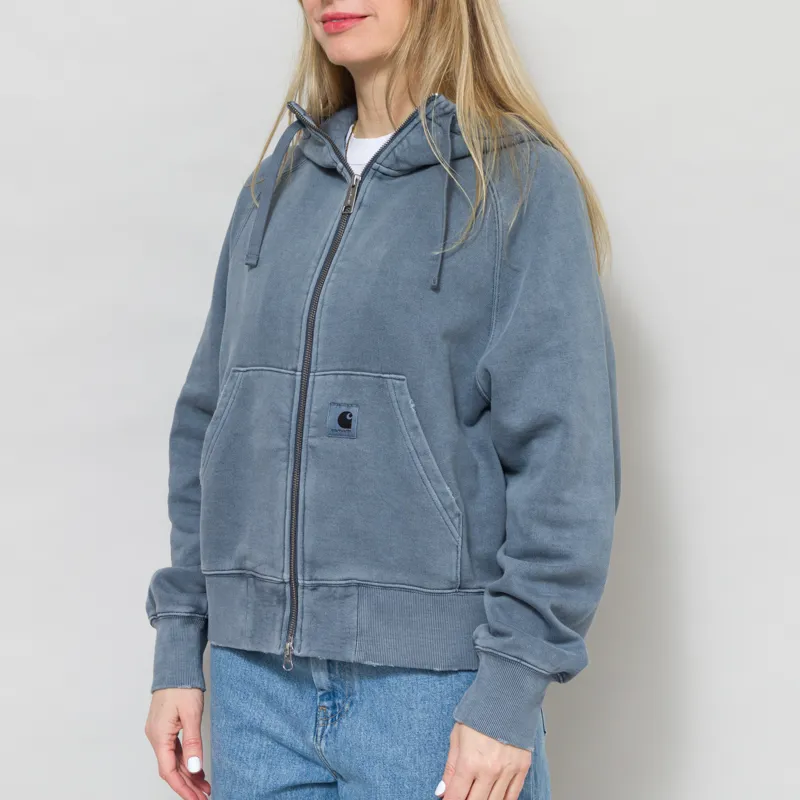 Carhartt WIP Womens Hooded Torion Jacket Office Blue-3