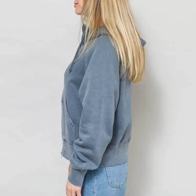 Carhartt WIP Womens Hooded Torion Jacket Office Blue-4