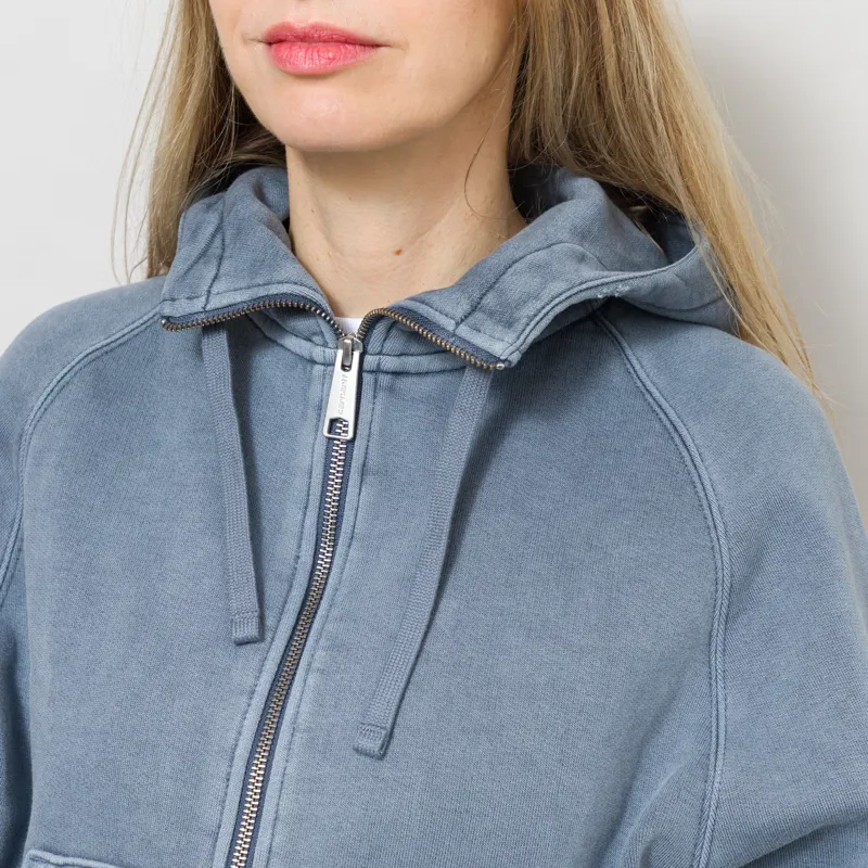 Carhartt WIP Womens Hooded Torion Jacket Office Blue-7