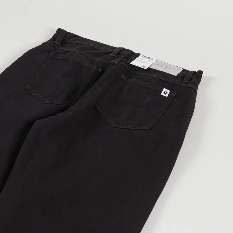 Edwin Matrix Pants Black Coffee Bean Overdyed-3