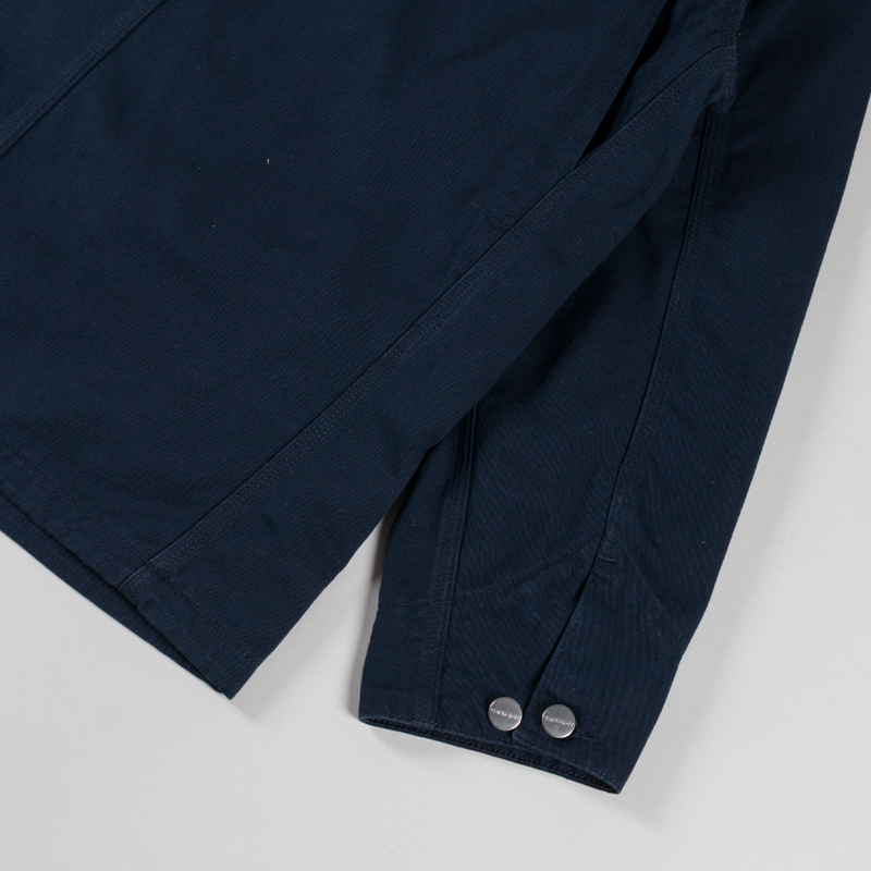 Carhartt WIP OG Chore Coat Deep Night Black Rinsed-9