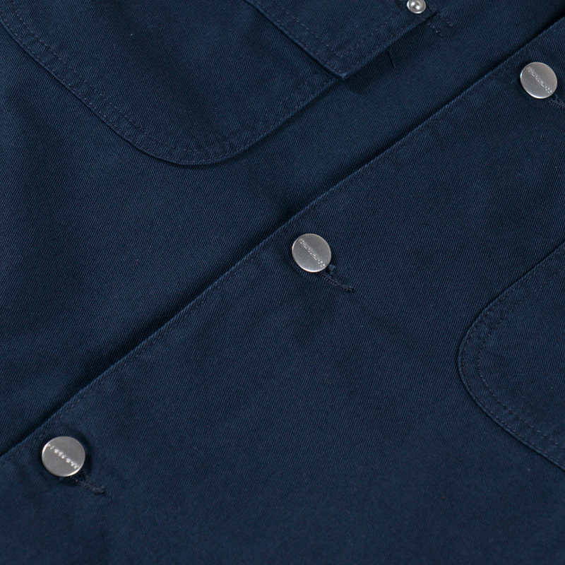 Carhartt WIP OG Chore Coat Deep Night Black Rinsed-6