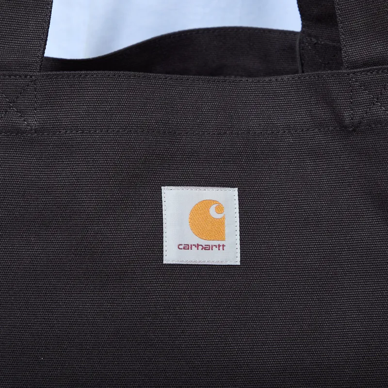 Carhartt WIP Womens Canvas Graphic Tote Spoiled Print Black-5