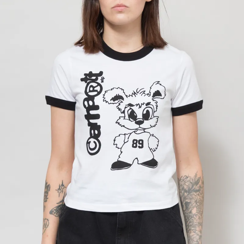 Carhartt WIP Womens IP Ringer T Shirt White Black