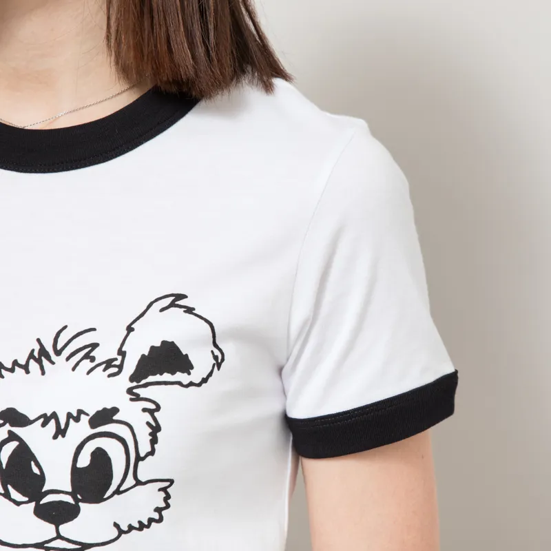 Carhartt WIP Womens IP Ringer T Shirt White Black-7