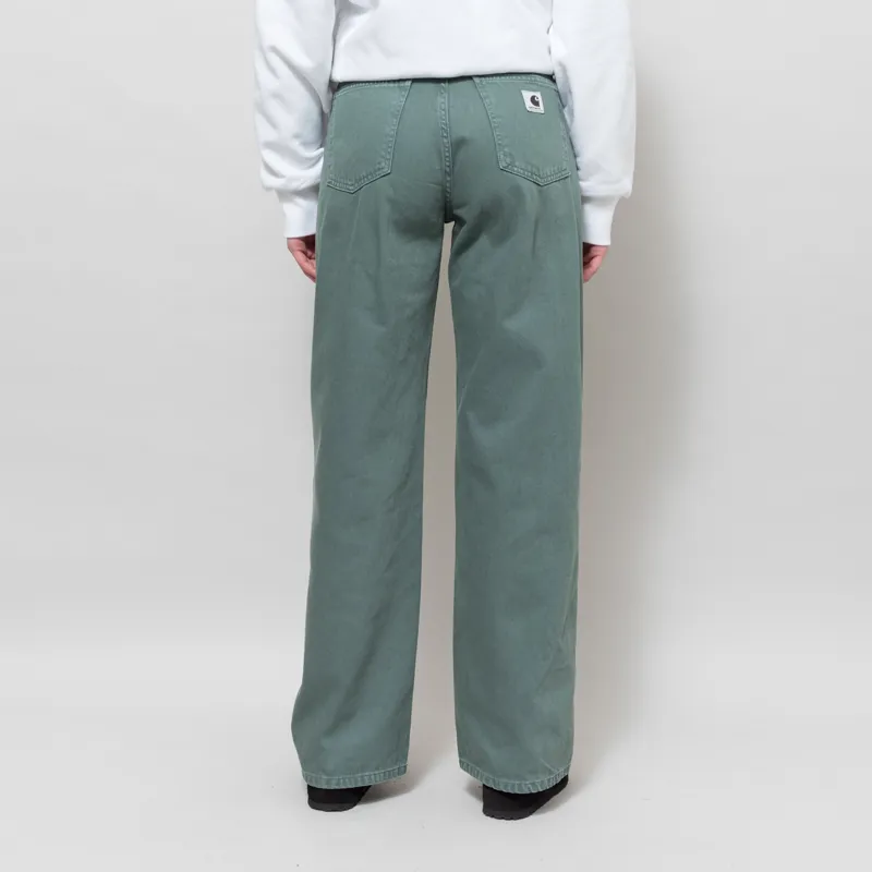Carhartt WIP Womens Jane Pant Velvet Green Clark Twill-2