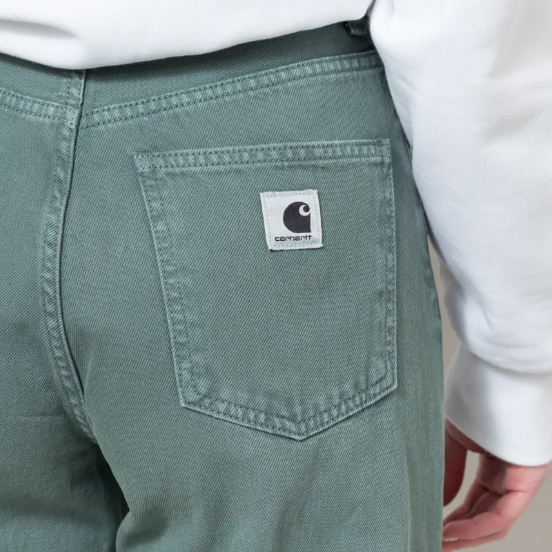 Carhartt WIP Womens Jane Pant Velvet Green Clark Twill-4