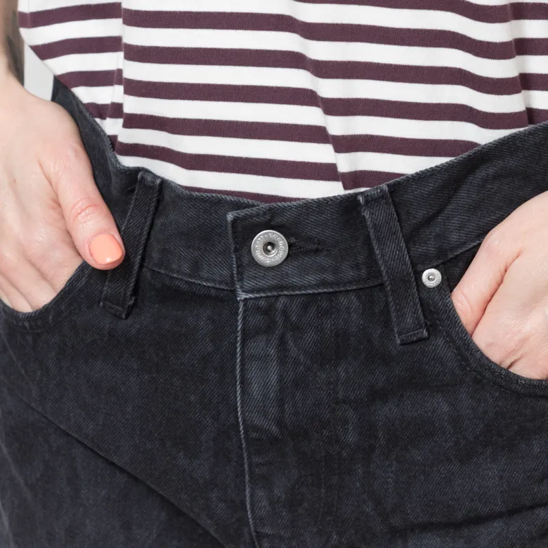 Carhartt WIP Womens Snake Arin Pants Snake Camo Black-5