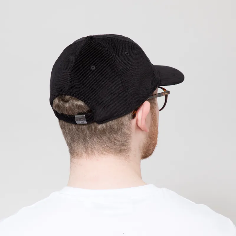 Carhartt WIP Harlem Cap Black Wax-2