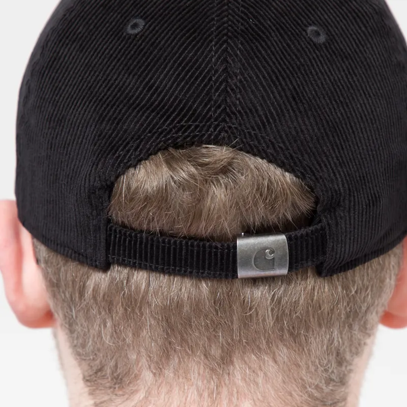 Carhartt WIP Harlem Cap Black Wax-4