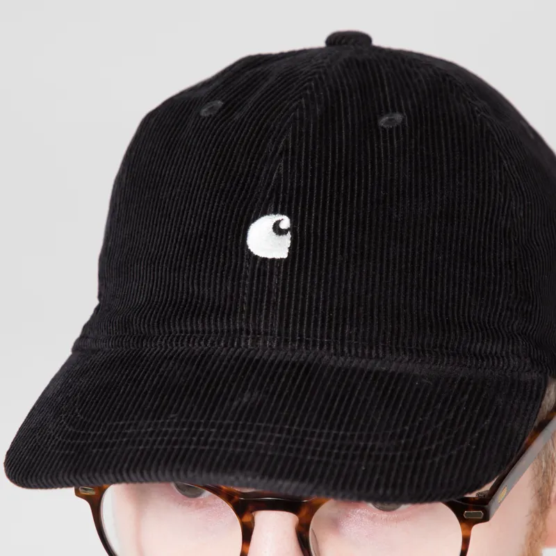 Carhartt WIP Harlem Cap Black Wax-3