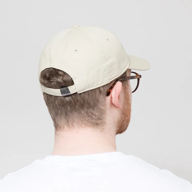 Carhartt WIP Madison Logo Cap Stone White-2