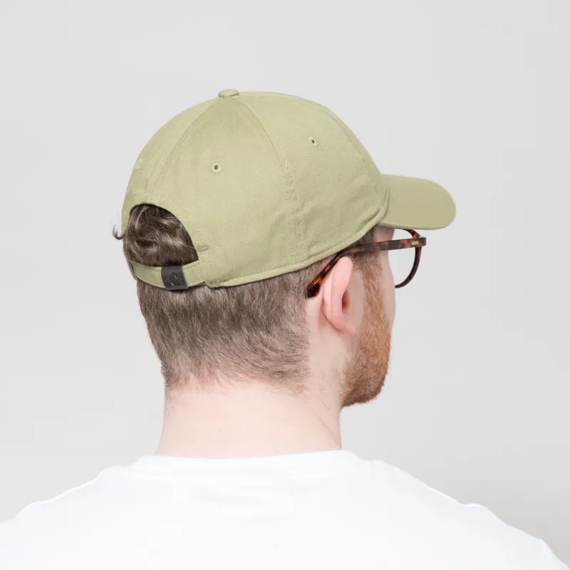 Carhartt WIP Madison Logo Cap Gentle Green White-2