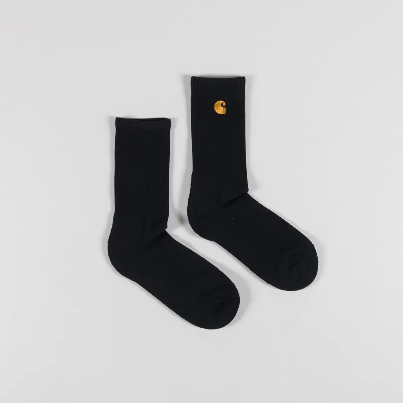 Carhartt WIP Chase Socks Black Gold