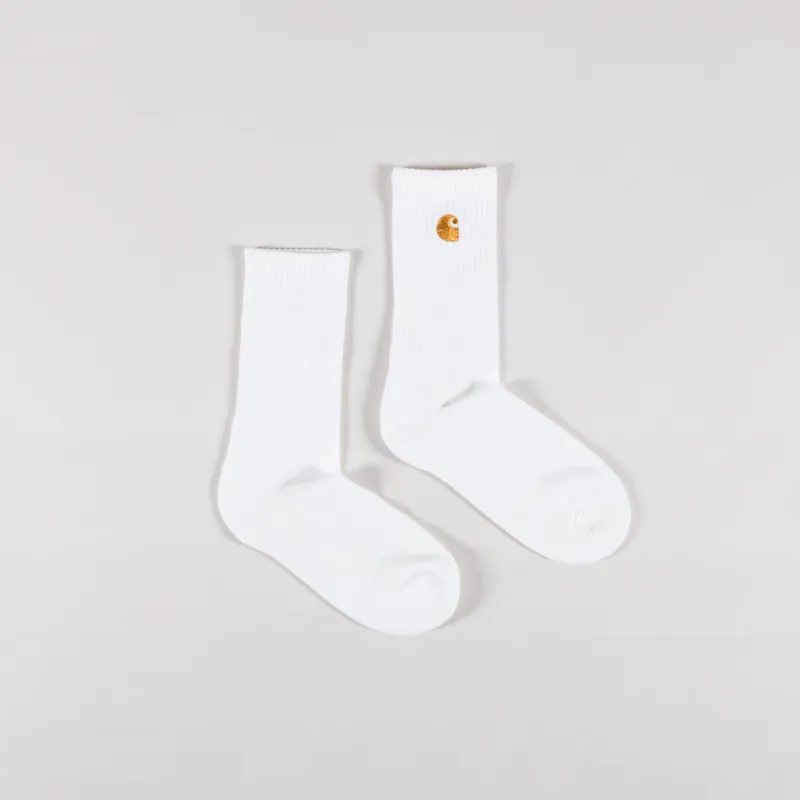 Carhartt WIP Chase Socks White Gold