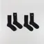 Carhartt WIP Madison Socks Black White - 2 Pairs