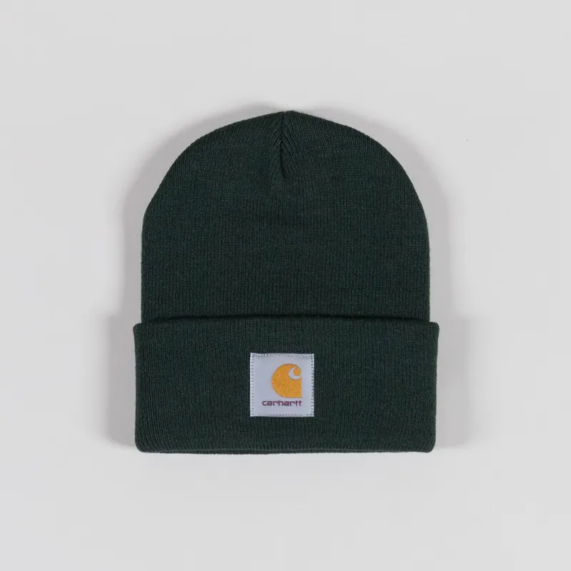 Carhartt WIP Short Watch Hat Dark Scarab