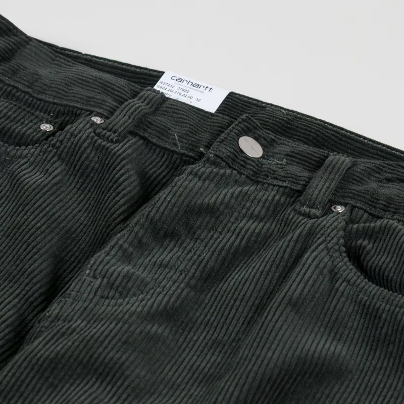 Carhartt WIP Newel Pant Raven Rinsed Coventry Corduroy-7