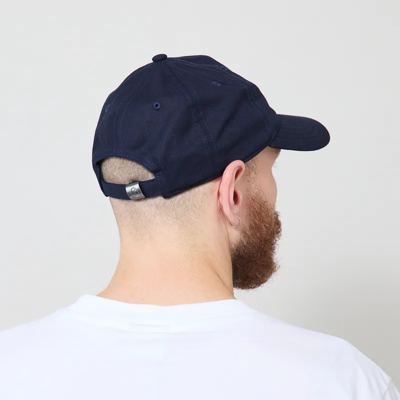 Carhartt WIP Canvas Script Cap Dark Navy Dark Scarab-2
