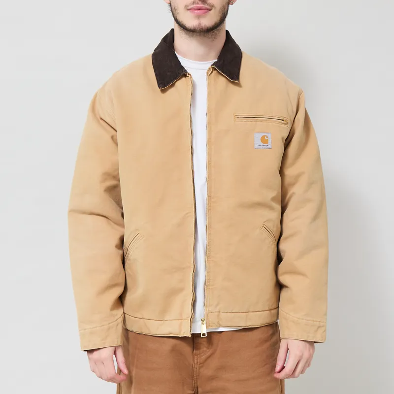 Carhartt WIP OG Detroit Jacket WIP Dusty H Tobacco Stone Canvas