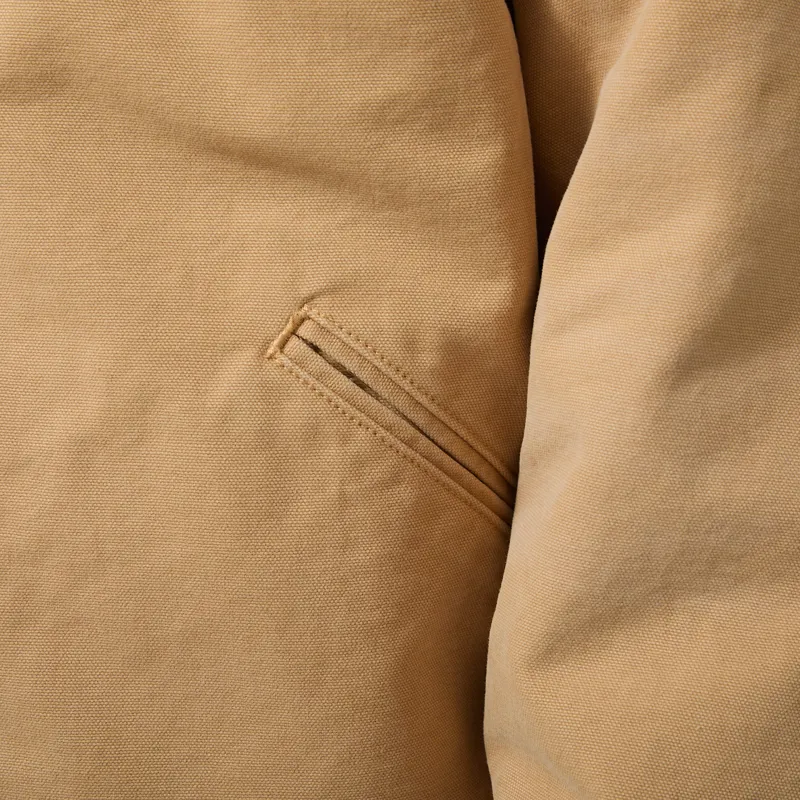 Carhartt WIP OG Detroit Jacket WIP Dusty H Tobacco Stone Canvas-5