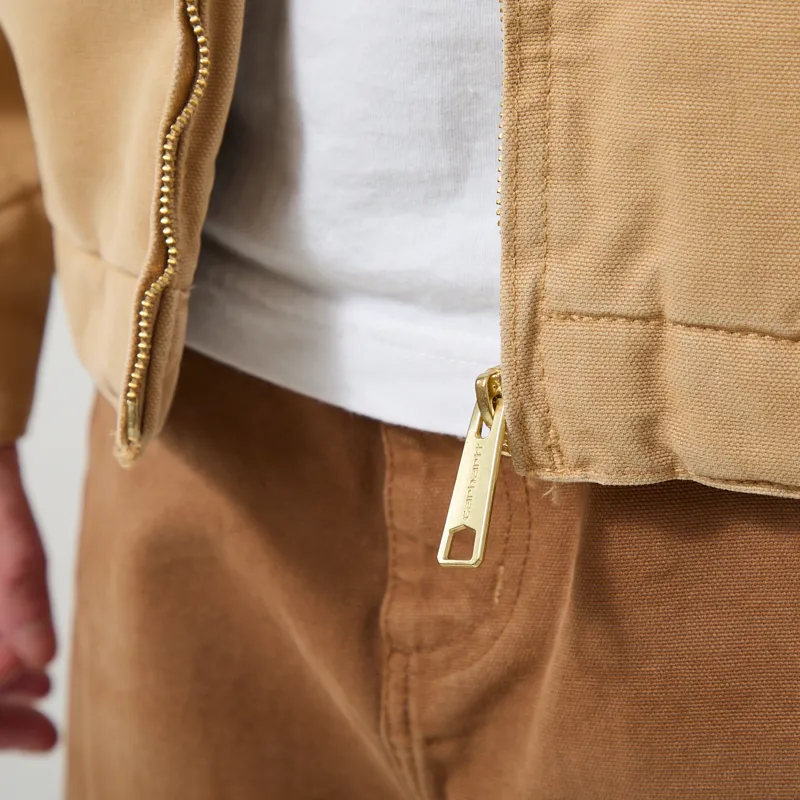 Carhartt WIP OG Detroit Jacket WIP Dusty H Tobacco Stone Canvas-6