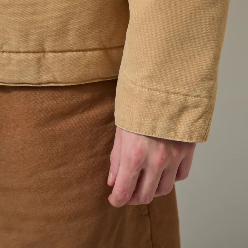 Carhartt WIP OG Detroit Jacket WIP Dusty H Tobacco Stone Canvas-7