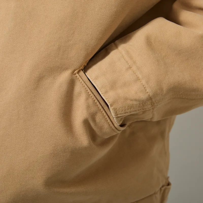 Carhartt WIP OG Detroit Jacket WIP Dusty H Tobacco Stone Canvas-8