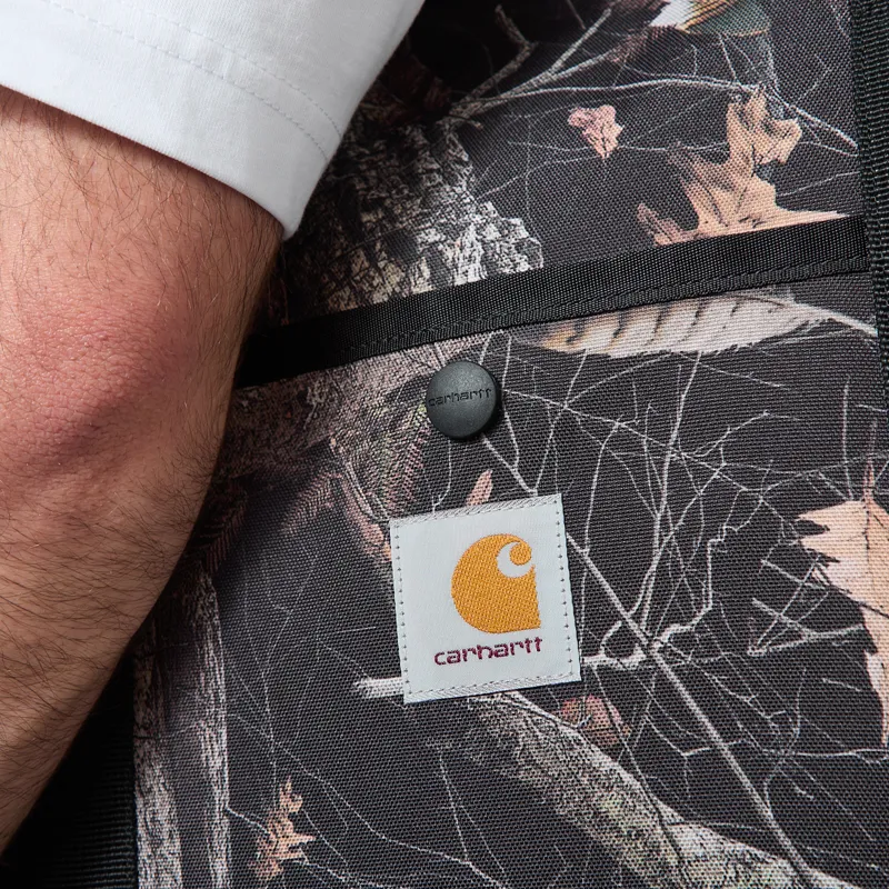 Carhartt WIP Clapton Tote Bag Camo Feather Tree Black-8