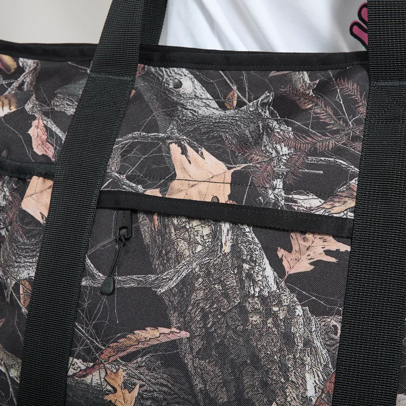 Carhartt WIP Clapton Tote Bag Camo Feather Tree Black-7