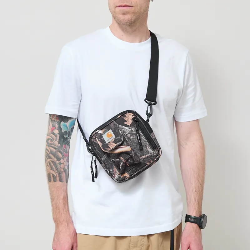 Carhartt WIP Essentials Bag Small Camo Feather Tree Black