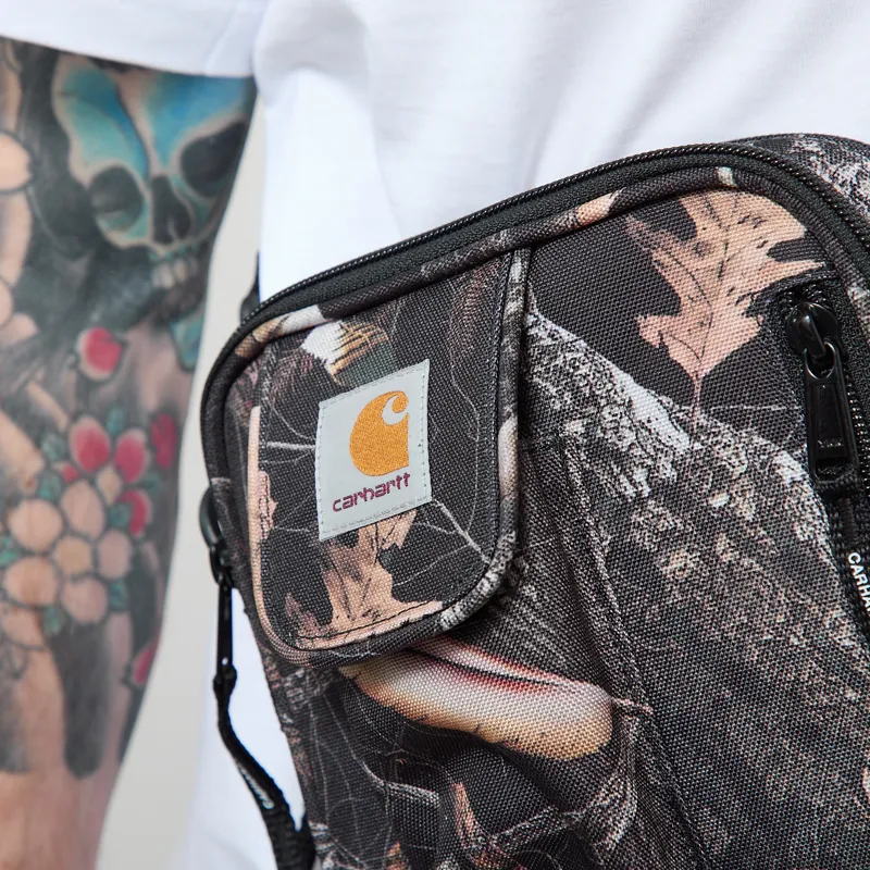 Carhartt WIP Essentials Bag Small Camo Feather Tree Black-3