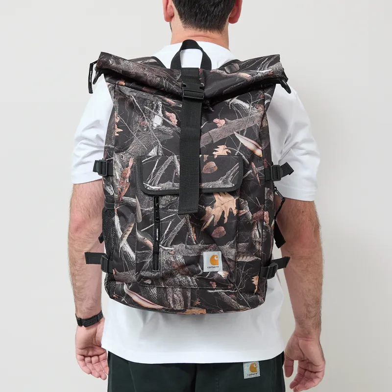 Carhartt WIP Phillis Backpack Camo Feather Tree Black