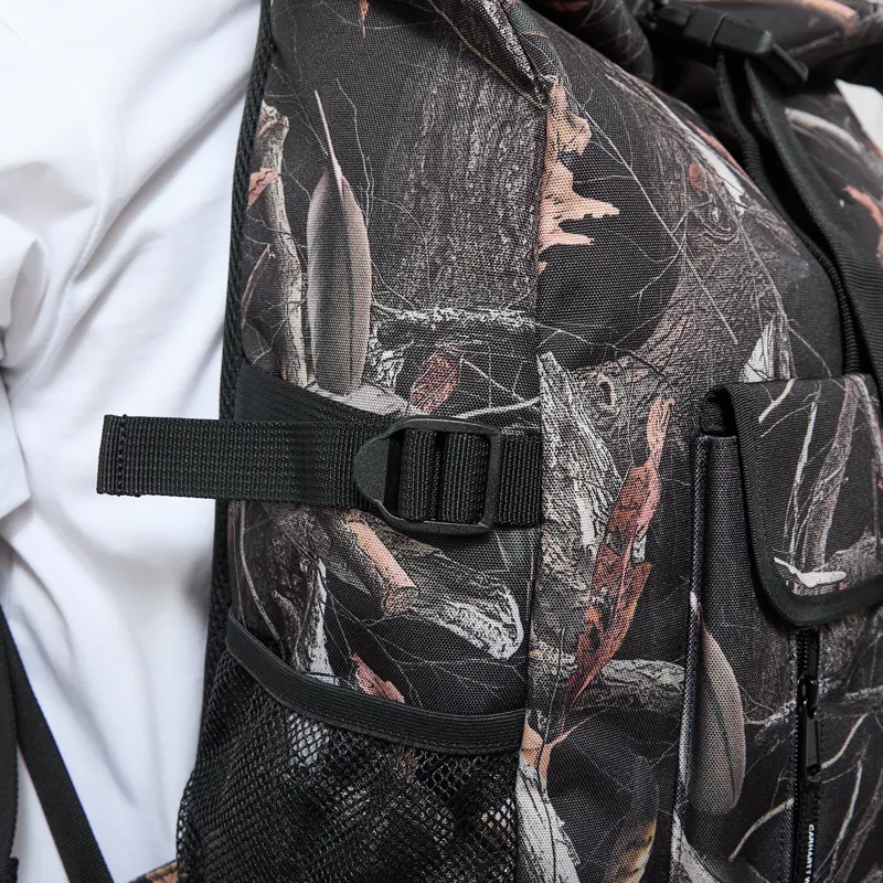 Carhartt WIP Phillis Backpack Camo Feather Tree Black-9