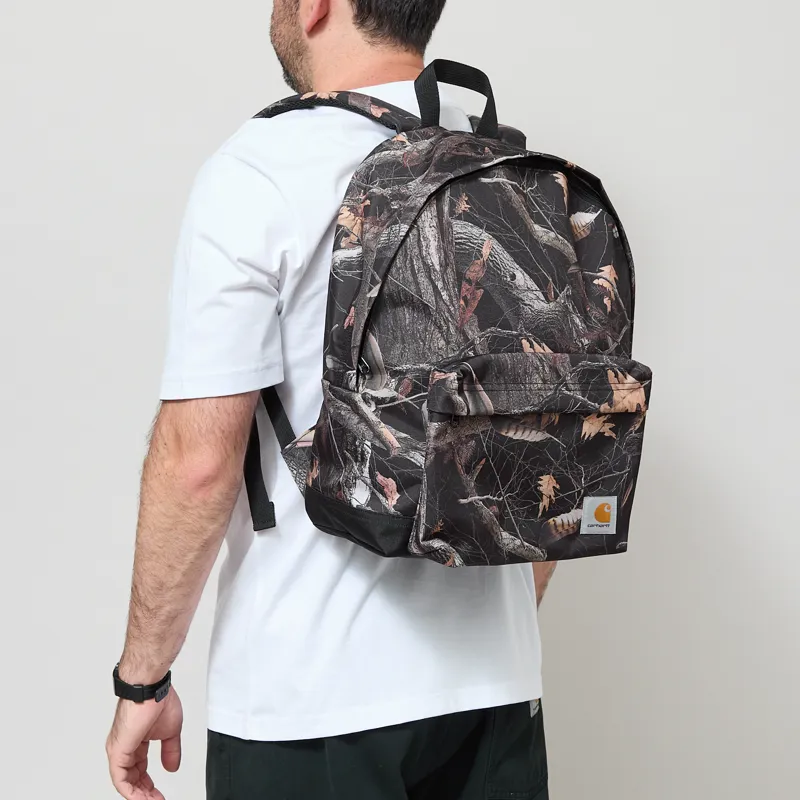 Carhartt WIP Jake Backpack Camo Feather Tree Black-1
