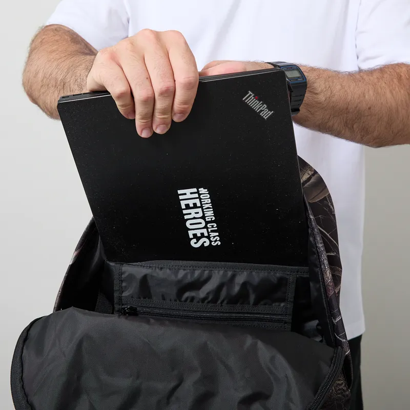 Carhartt WIP Jake Backpack Camo Feather Tree Black-5