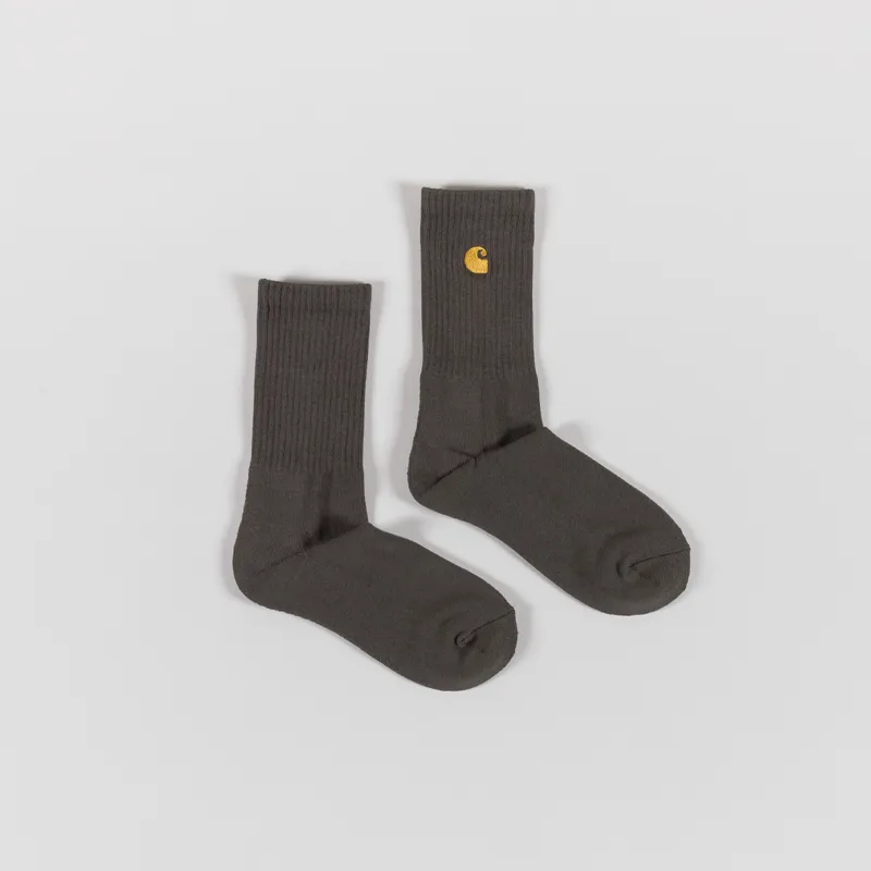 Carhartt WIP Chase Socks Shungite Gold