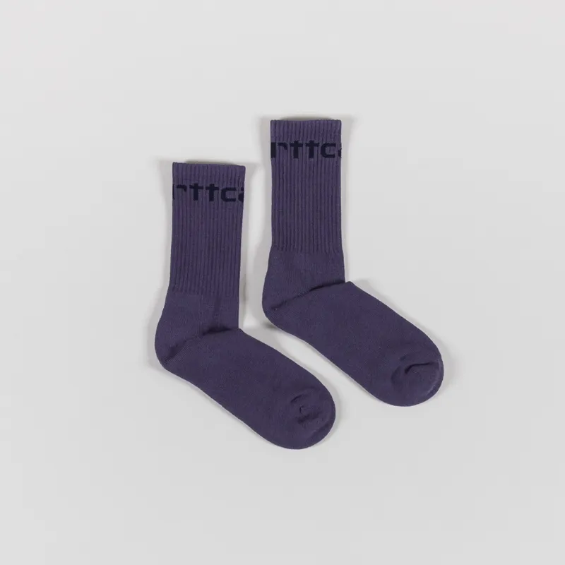 Carhartt WIP Socks Shady Purple Dark Navy