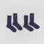 Carhartt WIP Madison Socks Shady Purple White - 2 Pairs