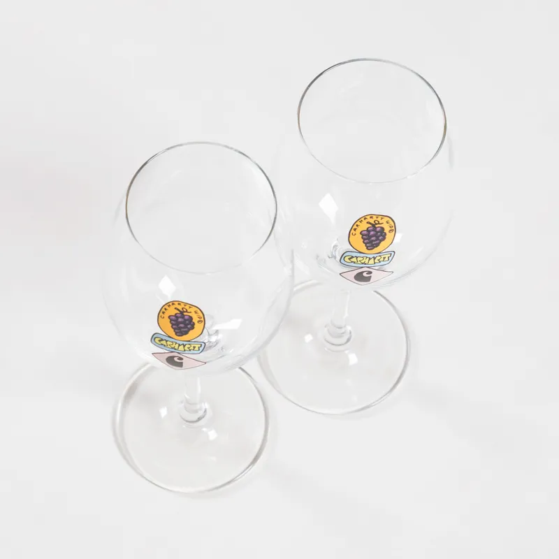 Carhartt WIP Stacked Grapes Wine Glass Set-2