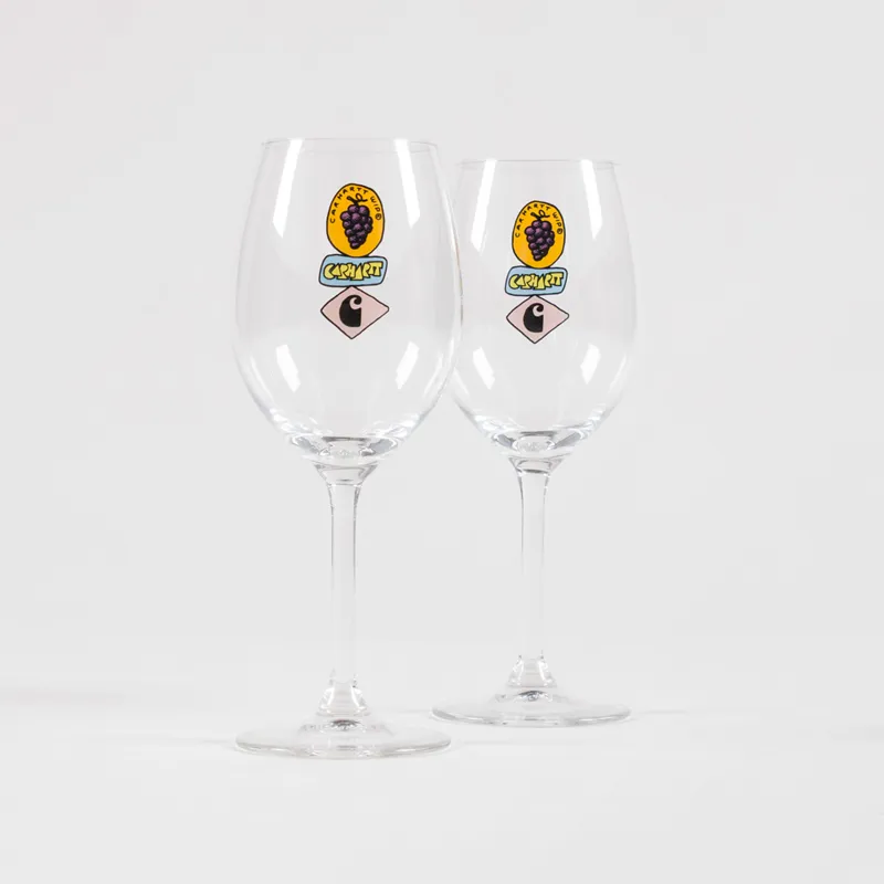 Carhartt WIP Stacked Grapes Wine Glass Set