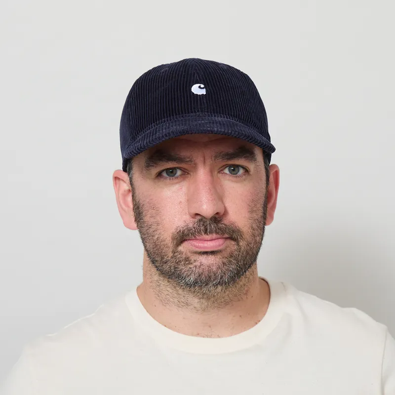 Carhartt WIP Harlem Cap Navy White-1
