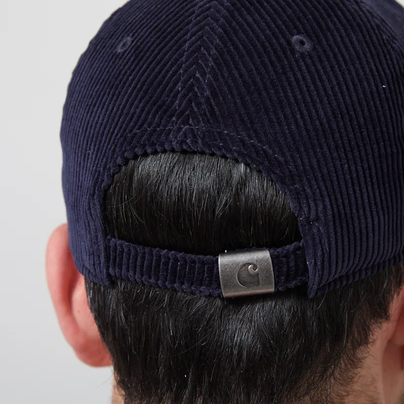 Carhartt WIP Harlem Cap Navy White-4