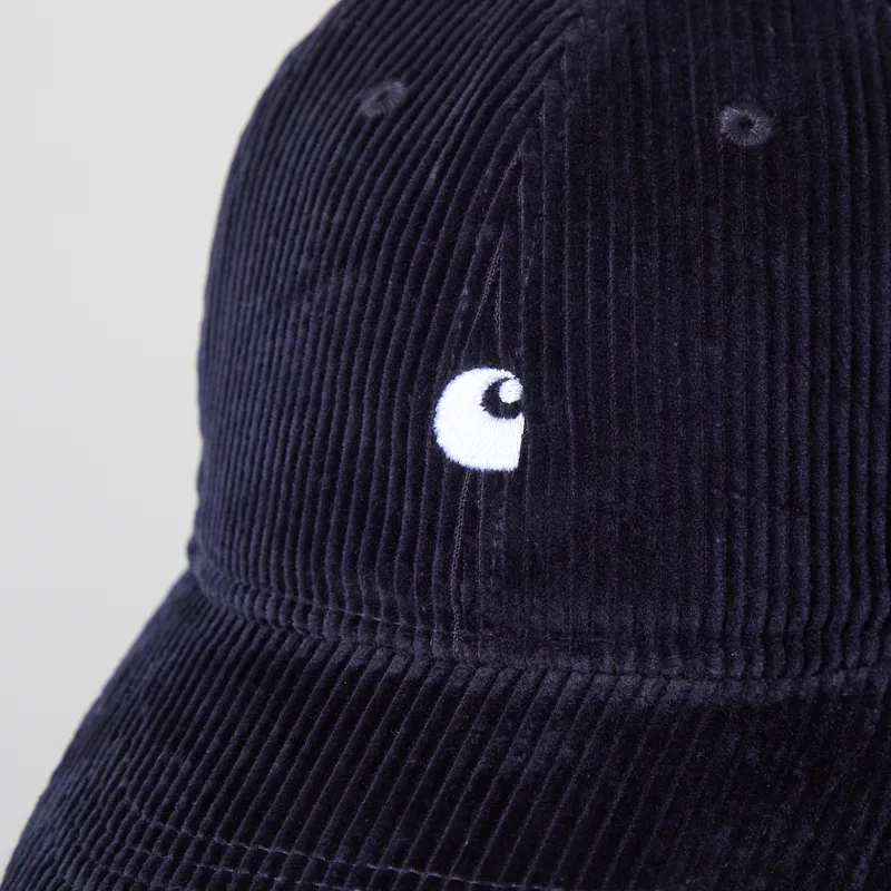 Carhartt WIP Harlem Cap Navy White-3