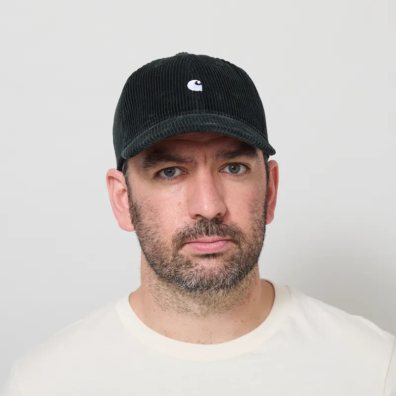 Carhartt WIP Harlem Cap Raven White-1