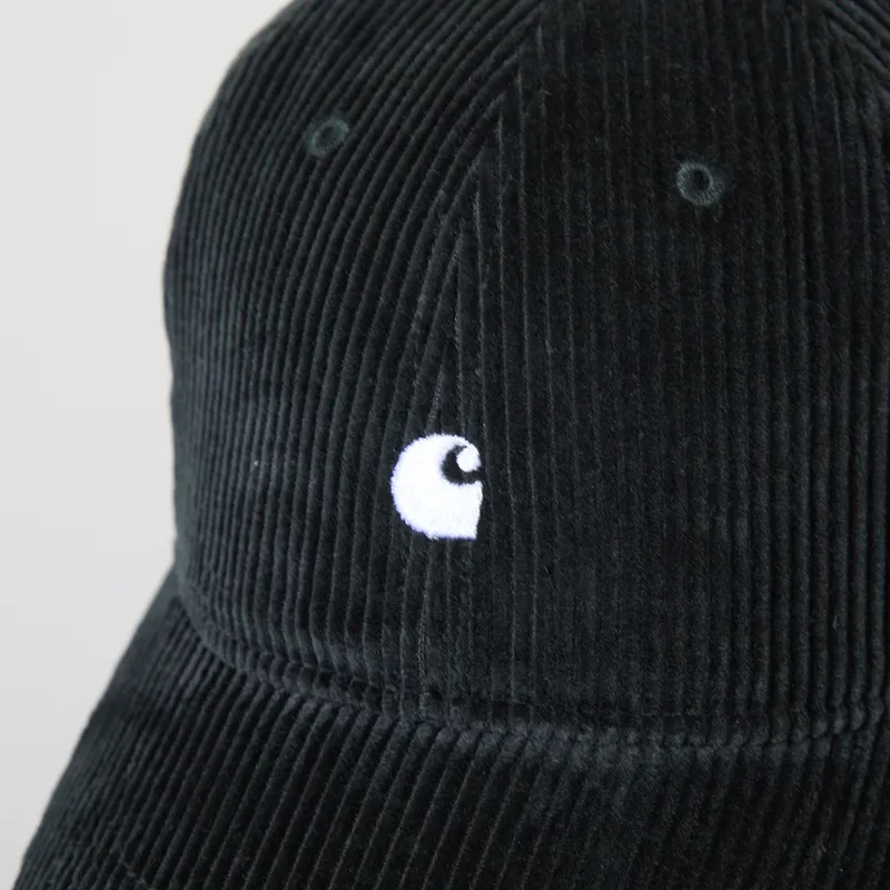 Carhartt WIP Harlem Cap Raven White-3