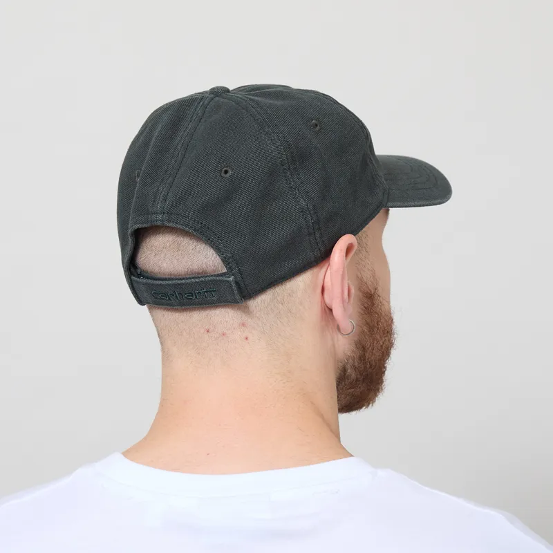 Carhartt WIP Canvas Cap Raven Stone Washed-2