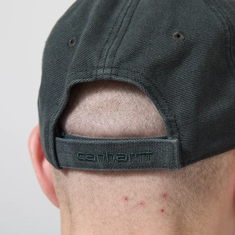 Carhartt WIP Canvas Cap Raven Stone Washed-4